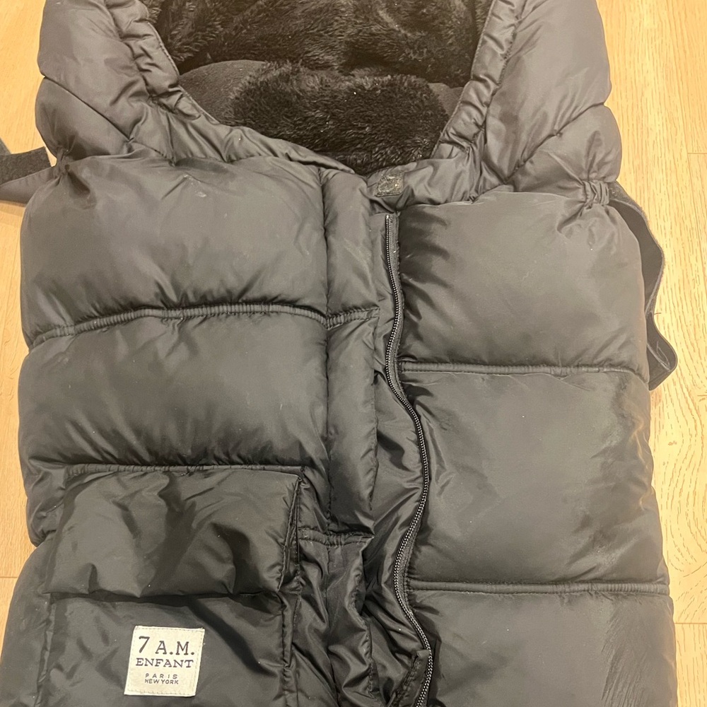 7am Enfant Evolution Blanket (Plush) in Black